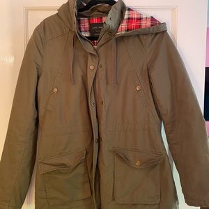 Hunter green fall jacket